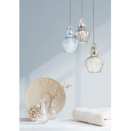 Maytoni MOD238-PL-01-TR - Lampadario a sospensione con filo EUSTOMA 1xE14/40W/230V limpido