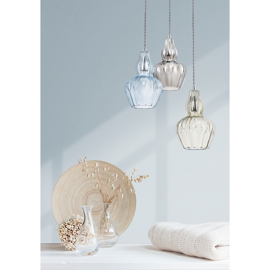 Maytoni MOD238-PL-01-TR - Lampadario a sospensione con filo EUSTOMA 1xE14/40W/230V limpido