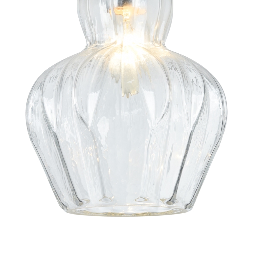 Maytoni MOD238-PL-01-TR - Lampadario a sospensione con filo EUSTOMA 1xE14/40W/230V limpido