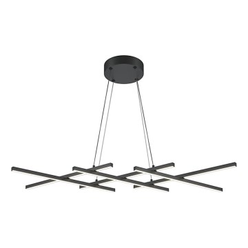Maytoni MOD244PL-L50BK - HALO LED-Pendelleuchte mit Seilaufhängung, LED/40W/230V, schwarz