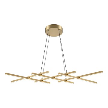 Maytoni MOD244PL-L50BSK - LED-Hängeleuchte HALO mit Kabelaufhängung, LED/40W/230V, goldfarben