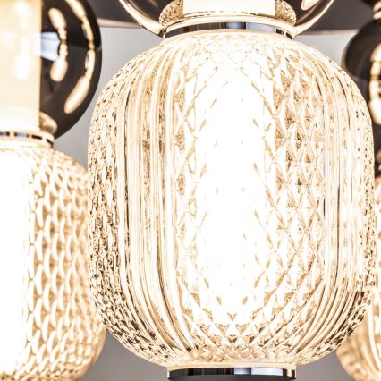 Maytoni MOD273CL-L60CH3K - LED-Deckenleuchte DROP 4xLED/15W/230V d 43 cm glänzendes Chrom
