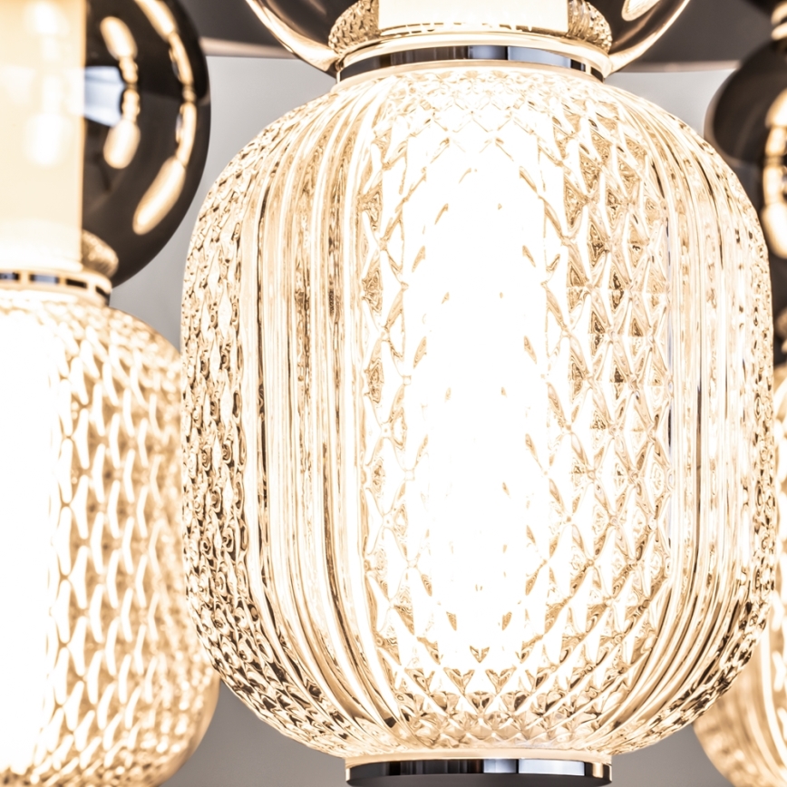 Maytoni MOD273CL-L60CH3K - Plafonnier DROP 4xLED/15W/230V d. 43 cm chrome brillant