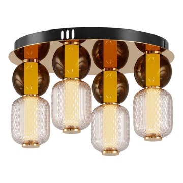 Maytoni MOD273CL-L60G3K - LED-Deckenleuchte DROP 4xLED/15W/230V d 43 cm golden