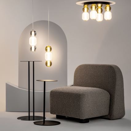 Maytoni MOD273CL-L60G3K - Plafoniera LED DROP 4xLED/15W/230V diametro 43 cm oro