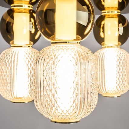 Maytoni MOD273CL-L60G3K - Plafoniera LED DROP 4xLED/15W/230V diametro 43 cm oro