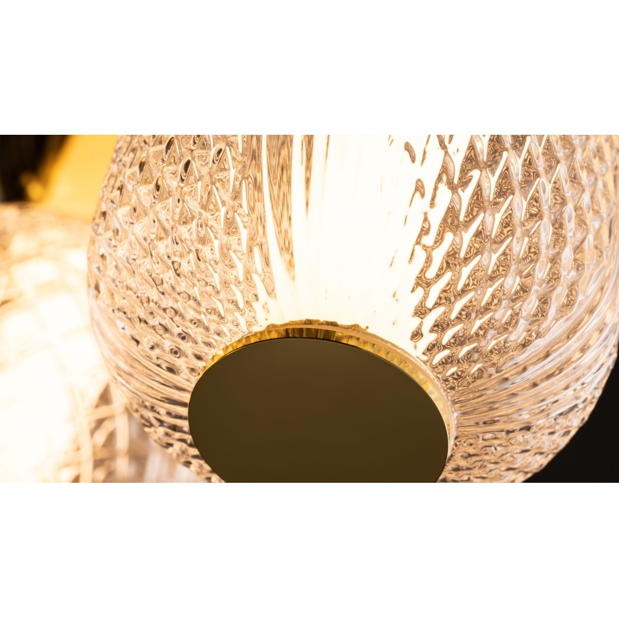 Maytoni MOD273CL-L60G3K - Plafoniera LED DROP 4xLED/15W/230V diametro 43 cm oro