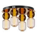 Maytoni MOD273CL-L60G3K - Plafonnier DROP 4xLED/15W/230V d. 43 cm doré