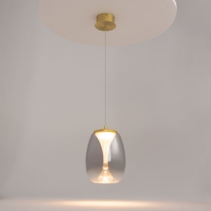 Maytoni MOD282PL-L8G3K - Lampadario LED a sospensione con filo SPLASH LED/7W/230V 3000K oro