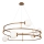 Maytoni MOD317PL-06G - Lampadario a sospensione con filo BALANCE 6xG9/40W/230V rame