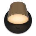 Maytoni MOD421WL-L6BBS3K - LED-Wandleuchte PIXEL 7W/230V 3000K golden/schwarz