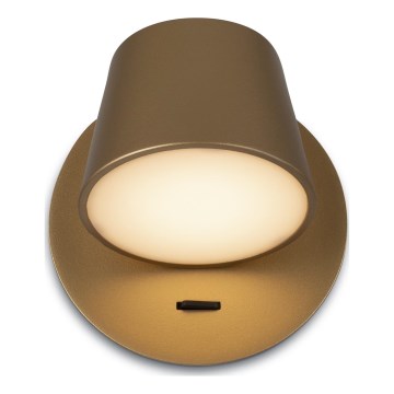 Maytoni MOD421WL-L6BS3K - Applique a LED PIXEL LED/7W/230V 3000K oro