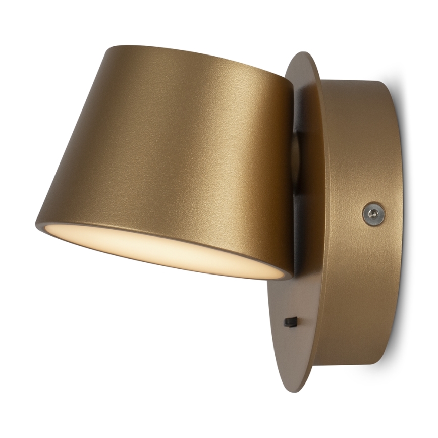Maytoni MOD421WL-L6BS3K - Applique a LED PIXEL LED/7W/230V 3000K oro