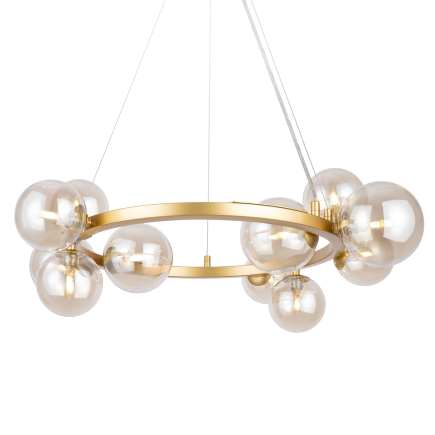 Maytoni MOD545PL-11G - Lampadario a sospensione con filo DALLAS 11xG9/28W/230V ottone