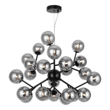 Maytoni MOD545PL-24B - Lampadario a sospensione con filo DALLAS 24xG9/28W/230V nero
