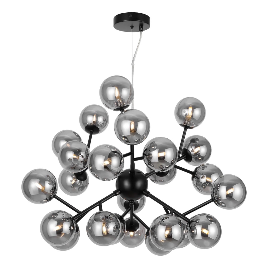 Maytoni MOD545PL-24B - Lampadario a sospensione con filo DALLAS 24xG9/28W/230V nero
