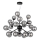 Maytoni MOD545PL-24B - Lampadario a sospensione con filo DALLAS 24xG9/28W/230V nero