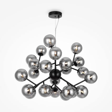Maytoni MOD545PL-24B - Lampadario a sospensione con filo DALLAS 24xG9/28W/230V nero