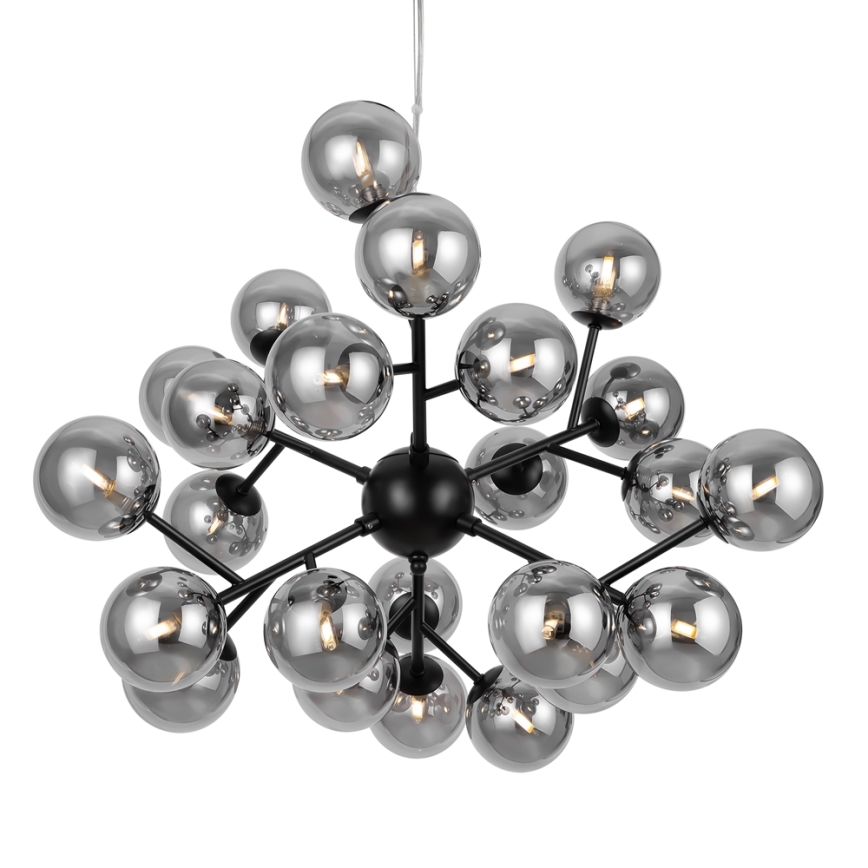 Maytoni MOD545PL-24B - Lampadario a sospensione con filo DALLAS 24xG9/28W/230V nero