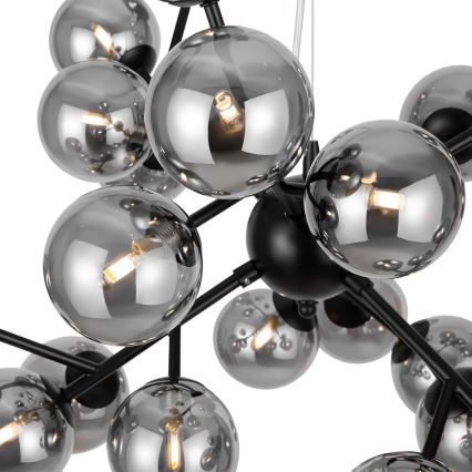 Maytoni MOD545PL-24B - Lampadario a sospensione con filo DALLAS 24xG9/28W/230V nero