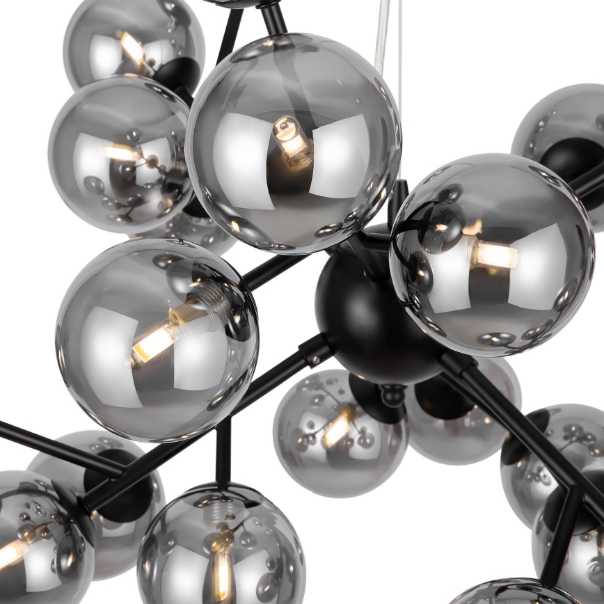 Maytoni MOD545PL-24B - Lampadario a sospensione con filo DALLAS 24xG9/28W/230V nero