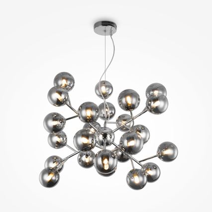 Maytoni MOD545PL-24CH - Lampadario sospeso con cavi DALLAS 24xG9/28W/230V colore fumé