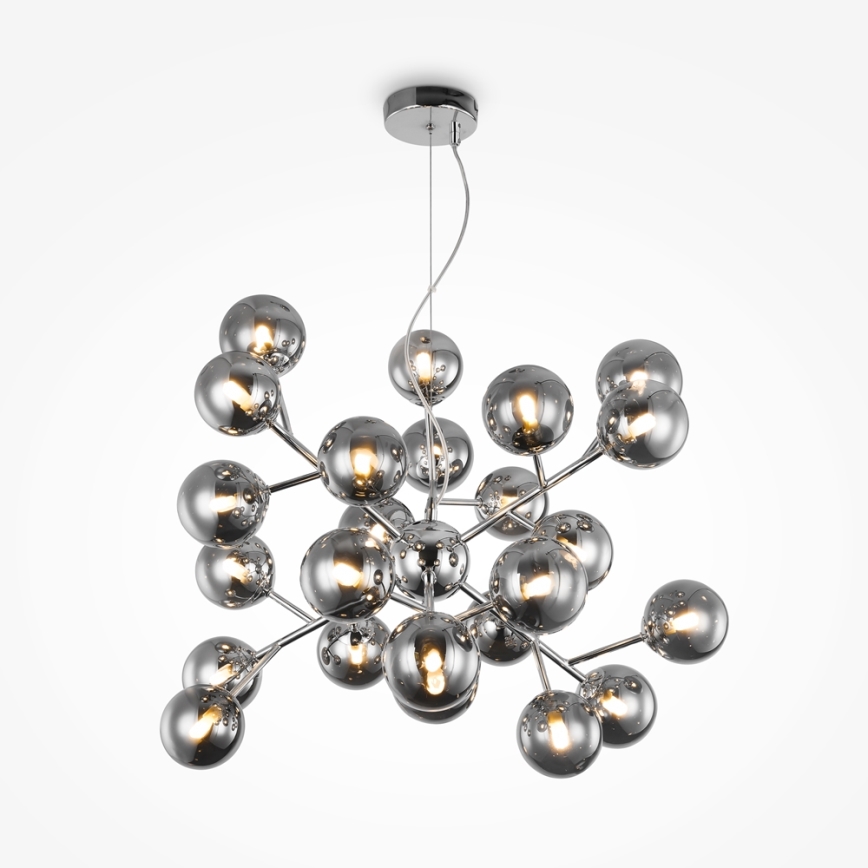 Maytoni MOD545PL-24CH - Lampadario sospeso con cavi DALLAS 24xG9/28W/230V colore fumé