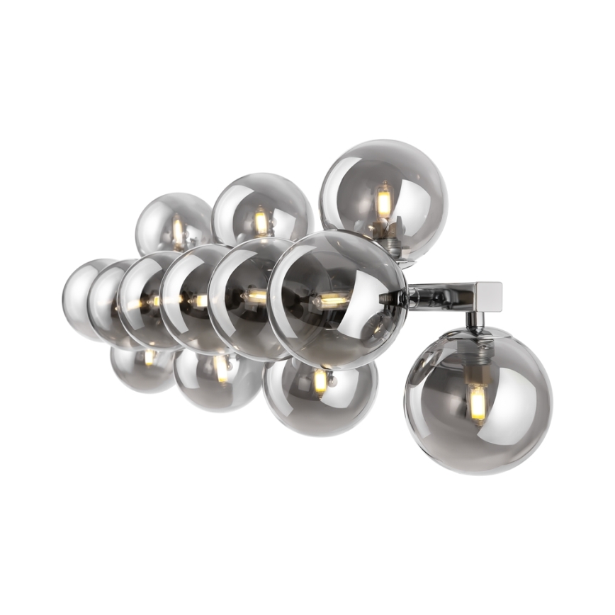 Maytoni MOD547WL-13CH - Wandleuchte DALLAS 13xG9/28W/230V rauchfarben