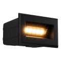 Maytoni O045SL-L3B3K - LED-Einbauleuchte für den Außenbereich BOSCA LED/3W/230V 3000K IP65 schwarz