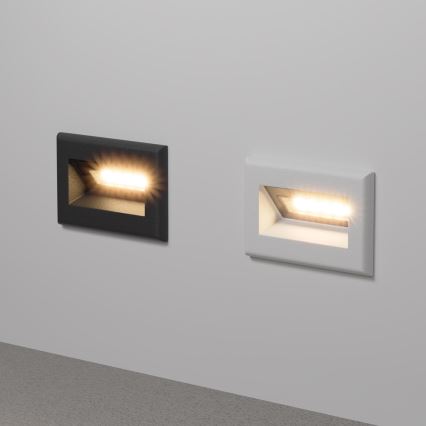 Maytoni O045SL-L3W3K - LED-Einbauleuchte für den Außenbereich BOSCA LED/3W/230V 3000K IP65 weiß