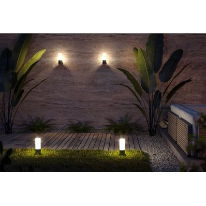 Maytoni O418FL-01B - Lampada da esterno WILLIS 1xE27/60W/230V 30 cm IP54 nero
