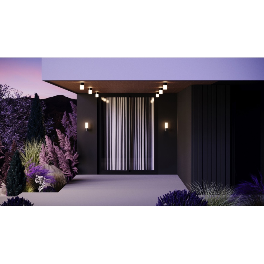 Maytoni O418WL-01GR - Applique da esterno WILLIS 1xE27/60W/230V IP54 antracite