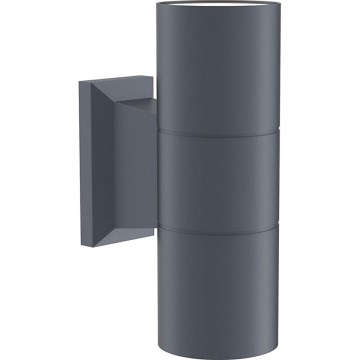 Maytoni O574WL-02GR - Applique murale extérieure BOWERY 2xGU10/50W/230V IP54 anthracite