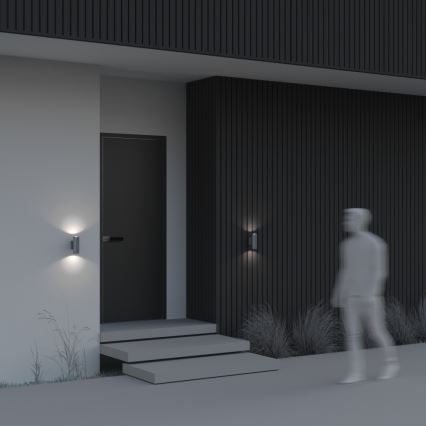 Maytoni O574WL-02GR - Applique murale extérieure BOWERY 2xGU10/50W/230V IP54 anthracite