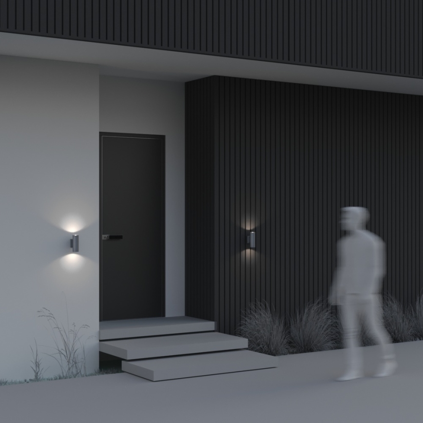 Maytoni O574WL-02GR - Applique murale extérieure BOWERY 2xGU10/50W/230V IP54 anthracite