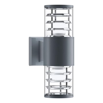 Maytoni O576WL-02GR - Outdoor-Wandleuchte BRONX 2xE27/60W/230V IP54 anthrazit