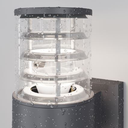 Maytoni O576WL-02GR - Outdoor-Wandleuchte BRONX 2xE27/60W/230V IP54 anthrazit