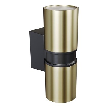 Maytoni O582WL-02BS - Applique da esterno BOWERY 2xGU10/50W/230V IP54 ottone