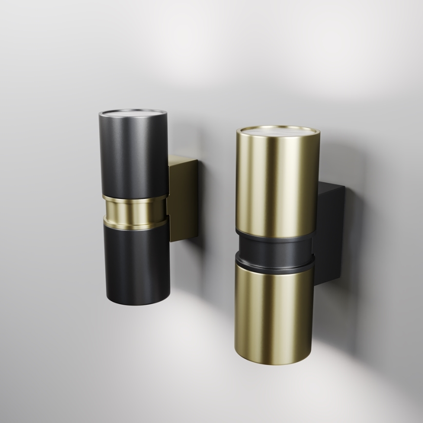 Maytoni O582WL-02BS - Applique murale extérieure BOWERY 2xGU10/50W/230V IP54 laiton