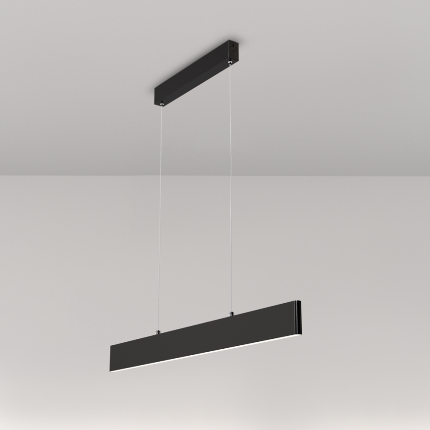 Maytoni P010PL-L23B4K - Lampadario LED a sospensione con filo STEP LED/23W/230V 4000K 91 cm nero