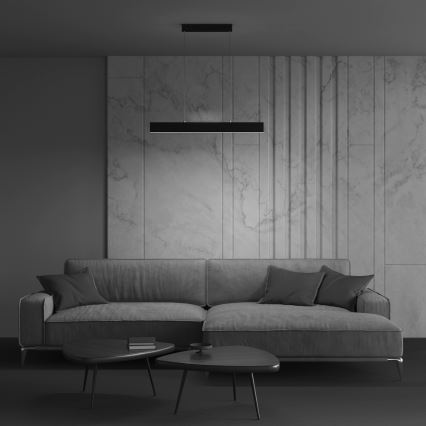 Maytoni P010PL-L23B4K - LED-Hängeleuchte STEP LED/23W/230V 4000K 91 cm schwarz