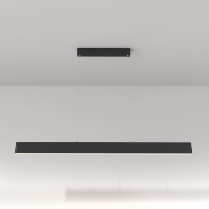 Maytoni P010PL-L30B4K - Lampadario LED a sospensione con filo STEP LED/30W/230V 4000K 118,5 cm nero