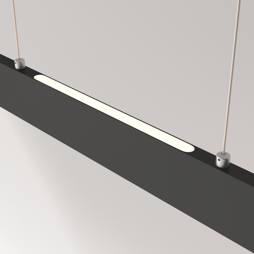 Maytoni P010PL-L30B4K - Lampadario LED a sospensione con filo STEP LED/30W/230V 4000K 118,5 cm nero