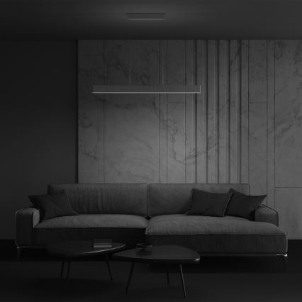 Maytoni P010PL-L30W4K - Lampadario LED a sospensione con filo STEP LED/30W/230V 4000K 118,5 cm bianco