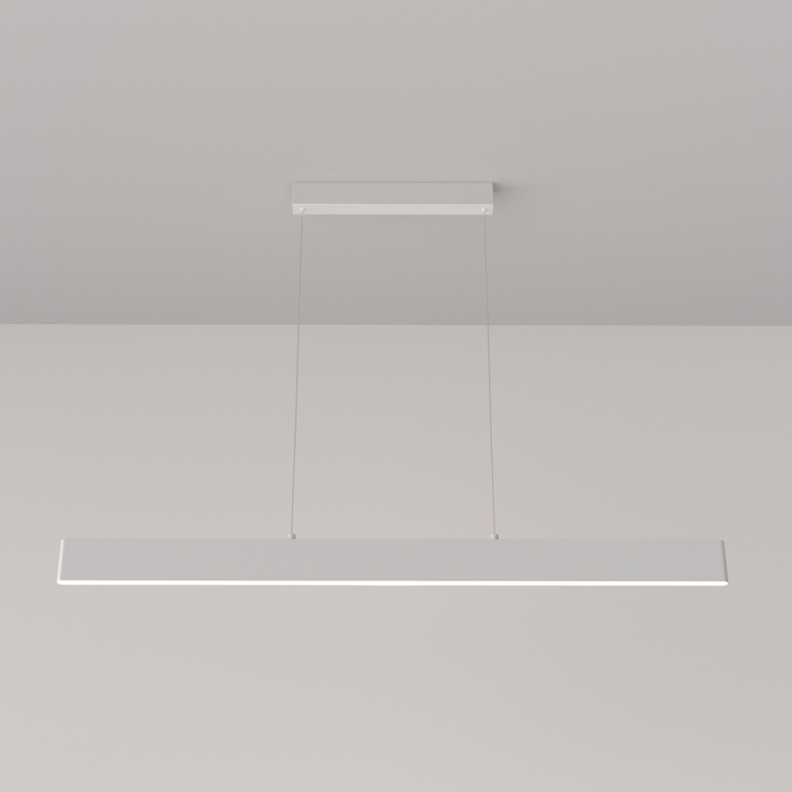 Maytoni P010PL-L30W4K - Lampadario LED a sospensione con filo STEP LED/30W/230V 4000K 118,5 cm bianco