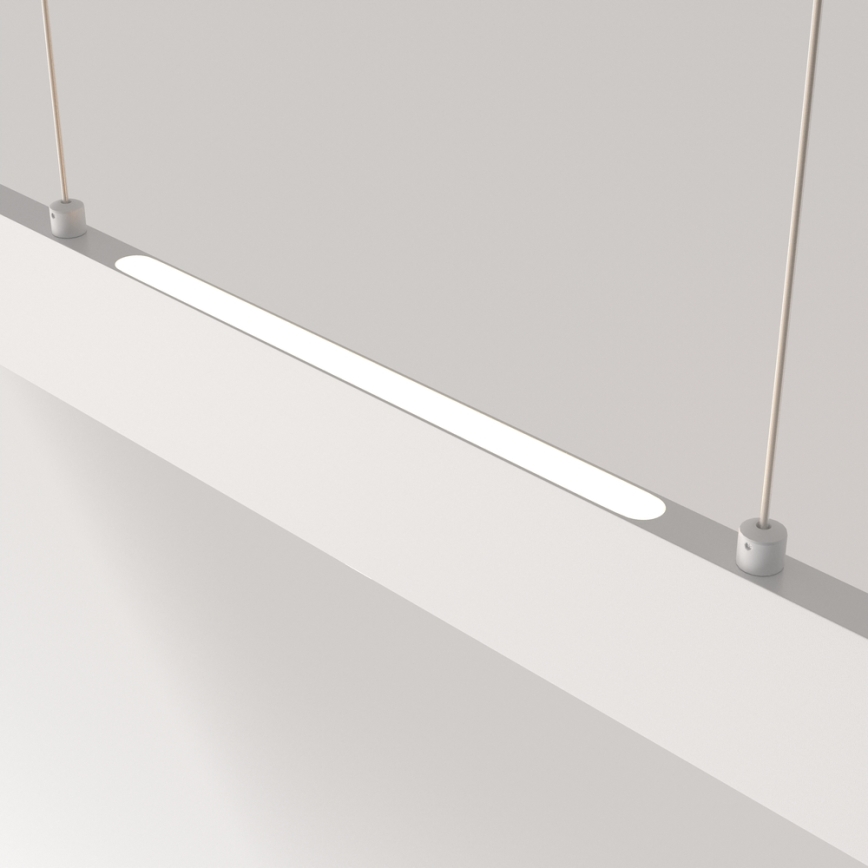 Maytoni P010PL-L30W4K - Lampadario LED a sospensione con filo STEP LED/30W/230V 4000K 118,5 cm bianco