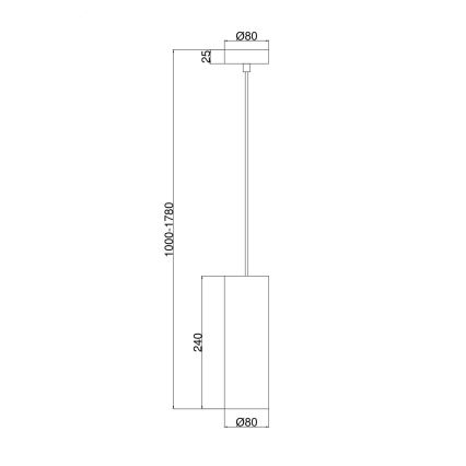 Maytoni P011PL-01G - Lampadario a sospensione con filo GIOIA 1xE14/40W/230V oro