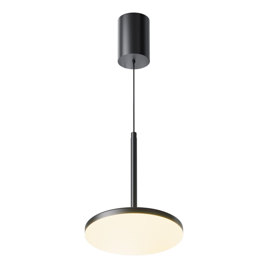 Maytoni P076PL-L12W3K-B - Lampadario LED a sospensione con filo PLATO LED/12W/230V 3000K nero