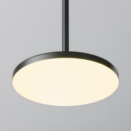 Maytoni P076PL-L12W3K-B - Lampadario LED a sospensione con filo PLATO LED/12W/230V 3000K nero