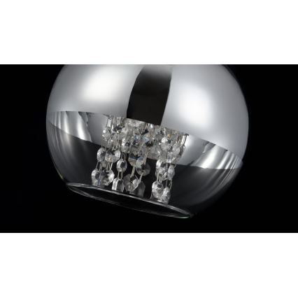 Maytoni P140-PL-110-1-N - Lampadario a sospensione con filo FERMI 1xE27/60W/230V cromo lucido